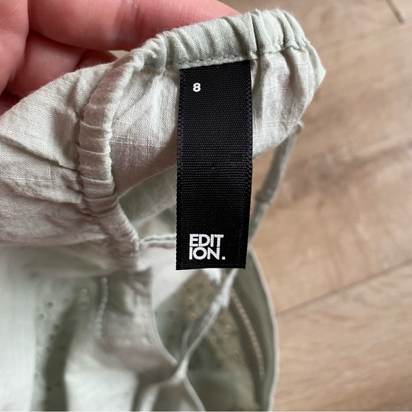 Edition tank top eyelet lace floral detailing ruffle hem 100 % cotton boho - Picture 7 of 7